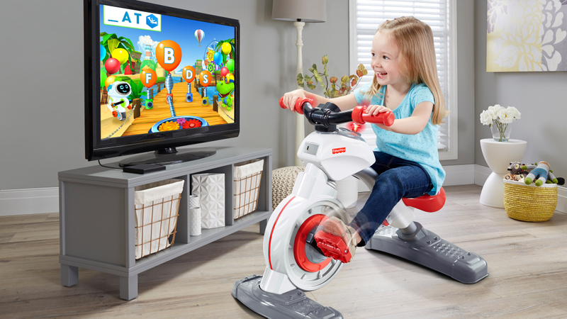 Illustration for article titled Fisher-Price Will Battle Childhood Obesity With an Exercise Bike Tablet Holder